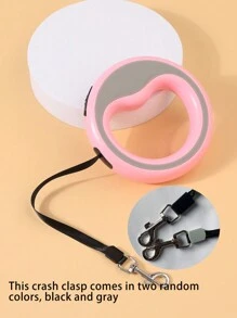 1pc 2.5m Pet Automatic Retractable Leash, Suitable For Medium & Small Cats/Dogs