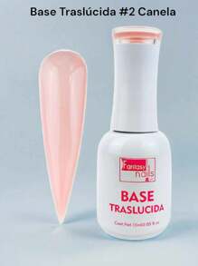 15 ml Gel Base Traslucida Fantasy Nails 3 pasos de larga duracion gel semipermanente uso profesional para aplicacion de uñas - Multicolor - Ver 4