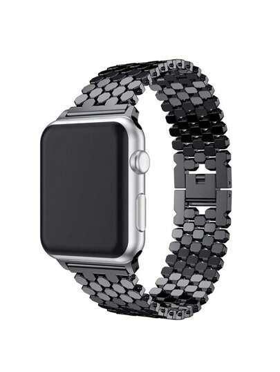 1 Stück Metallarmband mit Drachenschuppenmuster, kompatibel mit Apple Watch Ultra/SE/Serie 10/9/7/5/4/3/2/1 und Ultra2/Ultra/SE/38/41/42/44/45/46/49mm Modellen, unisex Modeschmuck Armband. Perfektes Geschenk für Freund, Freundin und Freunde, bequem für das Handgelenk. Dieses Produkt beinhaltet nur das Armband, nicht die Uhr oder das Gehäuse.