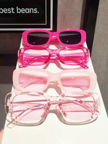 新款复古小方框时尚眼镜，男女通用休闲眼镜，适合旅行海滩配饰眼镜，适合夏季海滩度假、户外、旅行