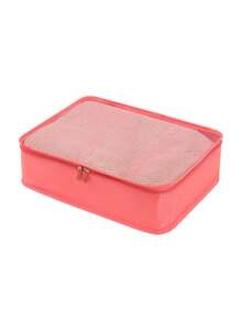 1入組帶拉鍊的大型布料收納袋 - 非常適合存放被子、毛毯、寢具、枕頭和衣物 - 可折疊且寬敞的容器，方便家居組織，大容量的包裝立方體和行李箱組織者，適合家居和旅行 - 便捷且節省空間的解決方案