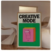 1PC Không Khung Chế Độ Sáng Tạo Treo Tường In Áp Phích Nhiều Màu Sắc Retro Hồng Chuyển Đổi Nghệ Thuật Treo Tường Tranh Canvas Trang Trí Phòng Hình Ảnh Cho Phòng Khách, Không Khung - Nhiều màu - Xem 5