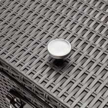 80QT Rattan Square Legs Cooler With Shelf - Brown - View 6