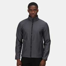 Regatta Mens  Ablaze Full Zip Soft Shell Jacket (N/A) - Charcoal Grey - View 3