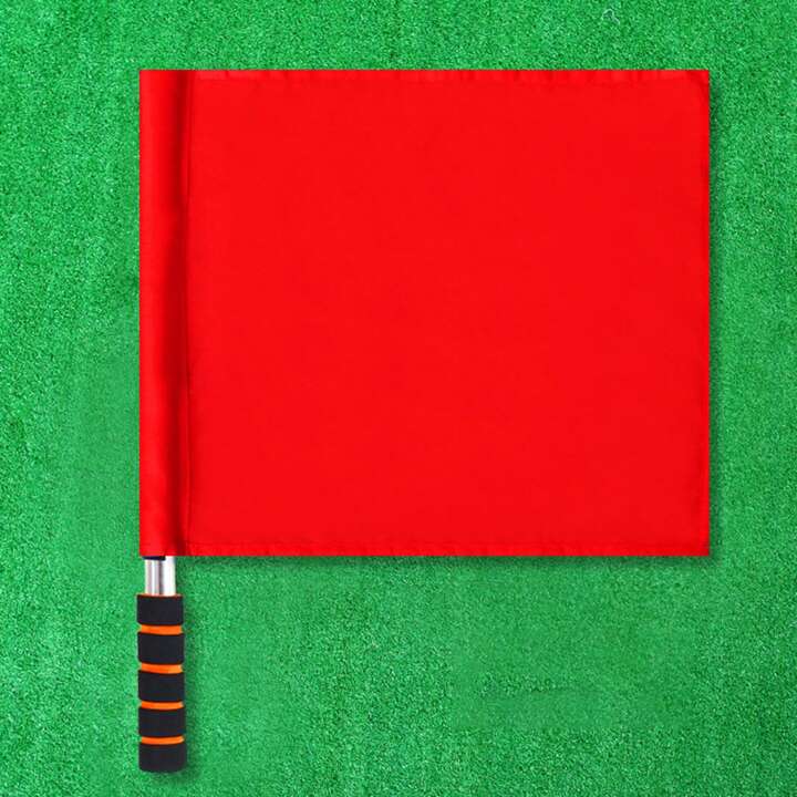 Referee Flags For Athletic Running Races And Traffic Control Signals ...