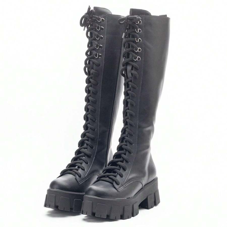 Women Pant Boots - 黑色 - 查看 1