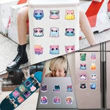 53 miếng dán Jelly Cat Nhãn dán thẩm mỹ Vinyl cho sổ lưu niệm, nhật ký, máy tính xách tay, ốp lưng, ván trượt, chai nước, máy tính, điện thoại, phim hoạt hình, mũ cứng, nhãn dán xe và đề can - Nhiều màu - Xem 9