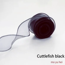 1 pieza Cinta de cola de pez lisa y sencilla con lazo simple hecho a mano para envolver flores y regalos, materiales para floristería - Multicolor - Ver 7