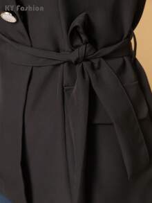 Women Blouses - Black - View 8