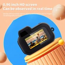 1pc Compact Mini Camera 0.96" IPS Display, 2.1MP 1080P HD Video, 4.0 OTG For Instant Sharing To Mobile, Creative Filters Option