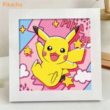 1 Pezzo Kit Di Pittura A Diamante Fai Da Te Con Cartoni Animati Per Bambini, Mosaico Completo Con Forellino Di Diamante, Regalo Di Artigianato A Strass Per Ragazzi E Ragazze