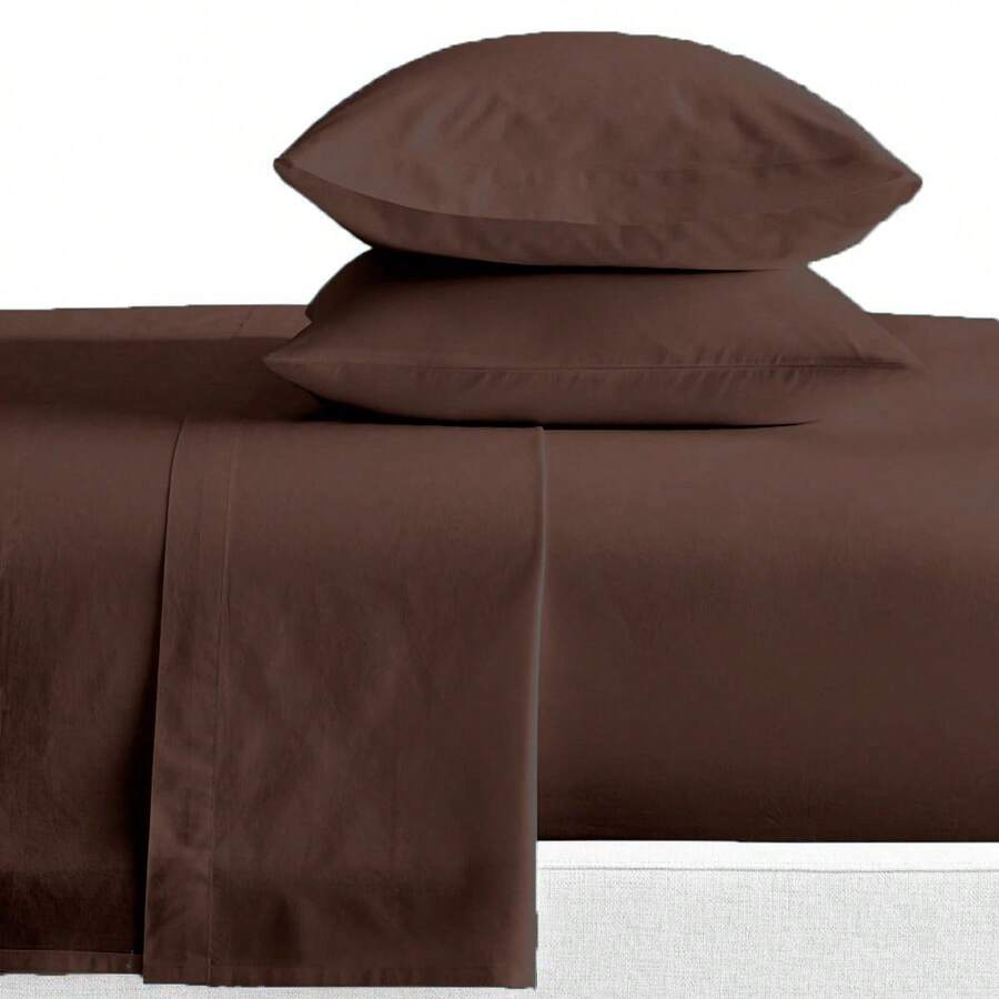 Sheet Sets With Pillowcases - 鏽棕色 - 查看 1