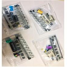 Conjunto de 8 lápices con notas de música de piano (color aleatorio) - Blanco y Negro - Ver 8