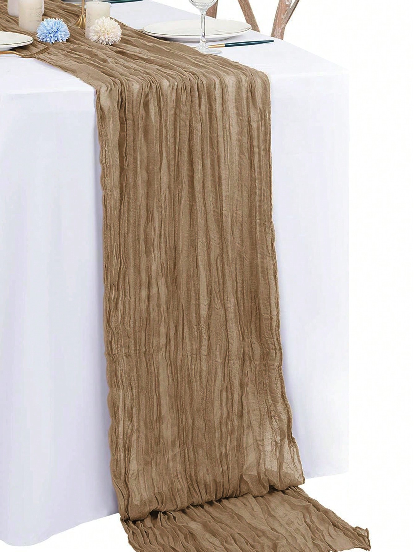 قطعة واحدة، مناديل طاولة بوليستر بوهيمية من الخيط...