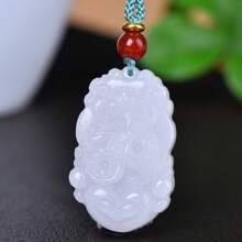 1 collier de zodiaque naturel en jade de 12, une variété de couleurs et de styles au choix, collier de protection de l'âme, adapté aux femmes, pendentif de collier de pierre gemme naturelle de haute qualité, pour femmes et hommes, bijoux en quartz cristal de reiki authentiques faits à la main, cadeau idéal pour les vacances. - G - Voir 7