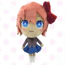 1pc Cute Anime Cartoon Figure, Dokidoki Little Girl Figure, Home Decor Doll Ornament, Adorable Plush Female Figure - Multicolor - View 17