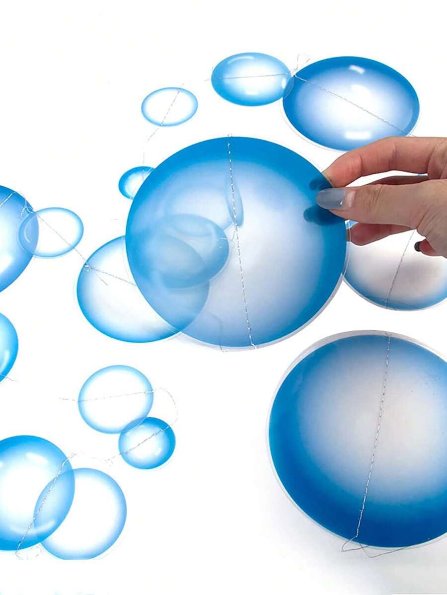 1pc Strings Under The Sea Blue & Clear & Colorful Bubble Garlands Party