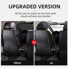 2024 Car Seat Covers Premium Waterproof Faux Leather Cushion Breathable Universal Accessories Fit SUV Truck Sedan Automotive Vehicle Auto Interior Protector Full Set Compatible With Most Vehicles