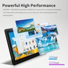 PRITOM Tablet PC portátil Android 13 de 7 pulgadas (Procesador Quad Core SC7731/2GB(2gb+2gb)RAM/32GB ROM) Pantalla HD IPS, Cámara Dual, WiFi, Tablet con Funda (Sin Adaptador)