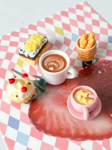 5 Cái/bộ Bánh Latte Mini Dễ Thương Bánh Mì Hoạt Hình Mô Phỏng Thực Phẩm Nam Châm Gắn Tủ Lạnh, Thích Hợp Để Trang Trí Nhà Cửa, Sử Dụng Hàng Ngày Và Quà Tặng Ngày Lễ - Nhiều màu - Xem 8