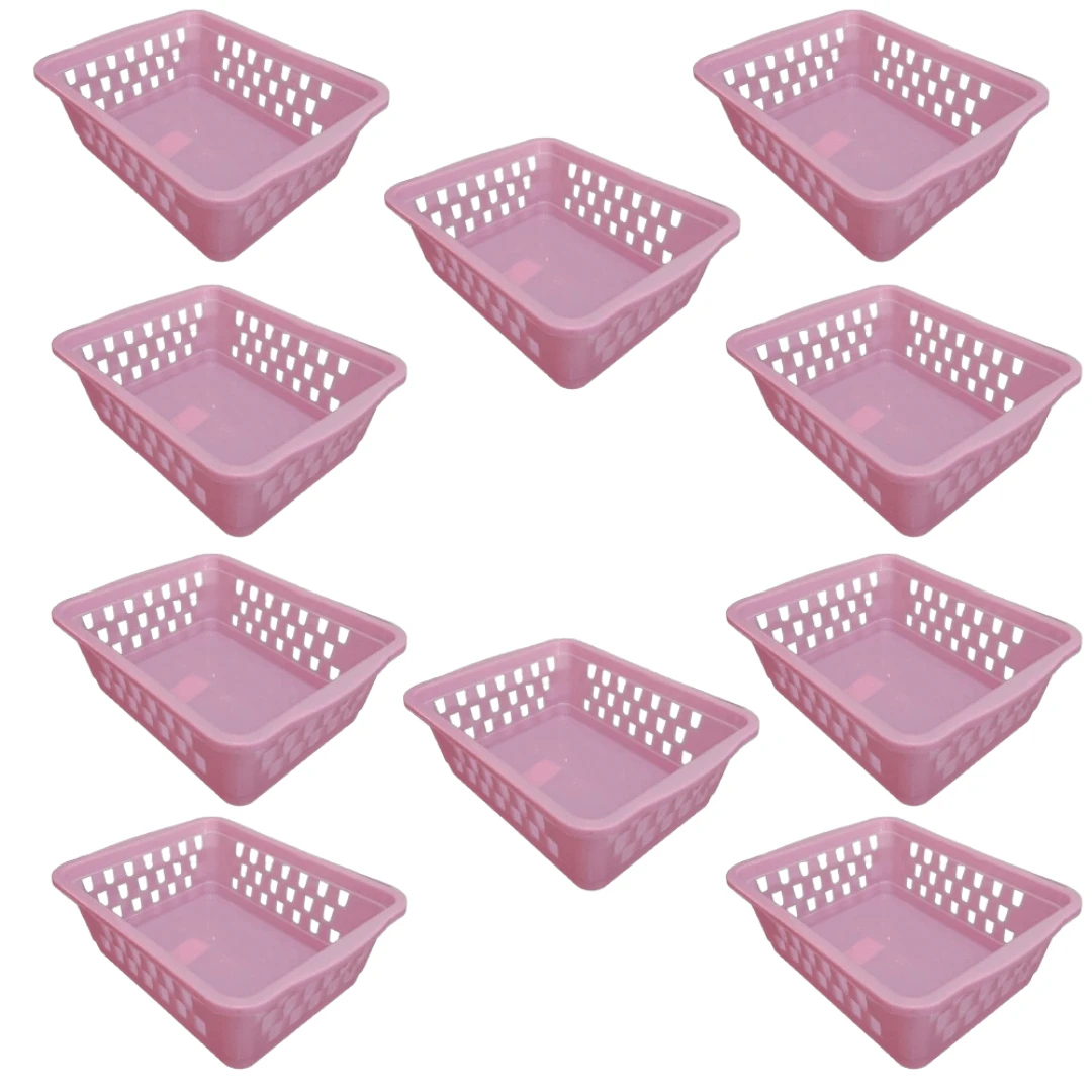 Open Storage Bins - Roze - Viev 1