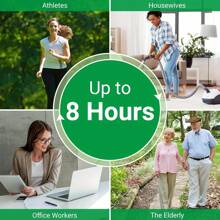 12/40/80片装生姜加热垫，天然加热垫，适用于背部、膝盖、颈部、肩部 - 軍綠色 - 查看 4