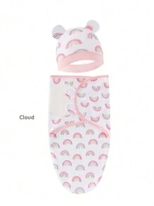 一套柔软纯棉新生儿襁褓毯，男女宝宝均适用，易于使用和包裹，适合0-3个月的婴儿，适合作为各种场合的礼物，是新生儿必备用品的理想之选。