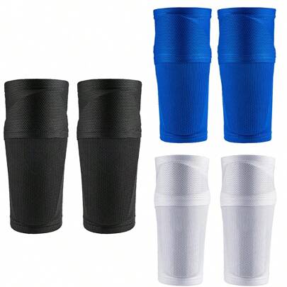 1pair Soccer Shin Guards Sleeves For Footoall Games,Sleeves With Optimized Lnsert Pocket For Soccer, Football