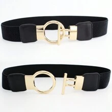 1 pièce Ceinture élastique pour robe pour femme grande taille, Ceinture de taille à porter avec des robes, pour l'été, l'école, l'automne, Halloween