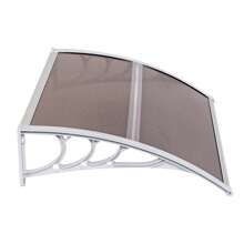 100 X 80 Household Application Door & Window Rain Cover Eaves Brown Board & White Holder - Brown - View 5