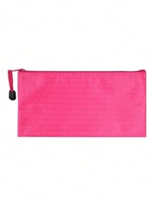 1pc/12pcs(1pc Per Color)/24pcs(2pcs Per Color) Waterproof & Moisture-Proof Zipper Bags, A6 Size Storage Bags, Back To School Student Stationery Pencil Case, Suitable For Cosmetics, Small Office Supplies And Travel Accessories Storage, Simple & Portable, Ideal For Students Back To School - Multicolor - View 14