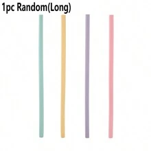 4 piezas de Pajitas reutilizables de silicona para la cocina, regalo de Navidad