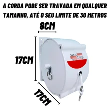 Clotheslines - 화이트 - 보기 2