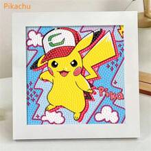 1 Pezzo Kit Di Pittura A Diamante Fai Da Te Con Cartoni Animati Per Bambini, Mosaico Completo Con Forellino Di Diamante, Regalo Di Artigianato A Strass Per Ragazzi E Ragazze