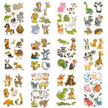 12 piezas Tatuajes temporales con estampado de animales, rellenos de favor de fiesta con tema de animales de granja - Multicolor - Ver 3