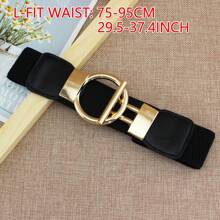 1 pièce Ceinture élastique pour robe pour femme grande taille, Ceinture de taille à porter avec des robes, pour l'été, l'école, l'automne, Halloween