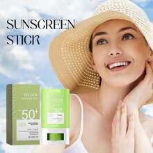 1 barra de protector solar EELHOE con múltiples sabores para la protección contra los rayos UV en actividades al aire libre en verano - Aroma de jazmín verde claro - Ver 2