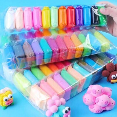 36 Colors Handmade DIY White Air Dry Clay Pack Colorful Modeling Clay Random Color Back To School,Back To School,School Supplies