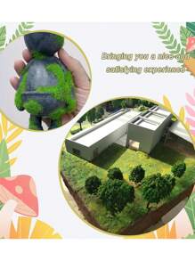 1pc Model Scene Making Static Grass Powder,Grass Cashmere Powder ,Green Fake Grass, Fairy Garden Miniatures,DIY Artificial Sand Table Micro Landscape Building,For Realistic Diorama Sand Table Simulation - Perfect For Christmas, Halloween, And Thanksgiving Gifts - Multicolor - View 8