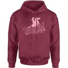 Cowgirl Riding A Horse Adult Hoodie Sweatshirt - 查看 1