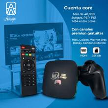 Consola TV BOX de Ultima Generación con Controles Incluidos - Negro - Ver 2