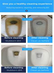 Acidic Toilet Cleaner - High Viscosity Acidic Formula, Non-Damaging To Porcelain, Highly Effective Toilet Cleaning Solution - Navy Blue - View 5