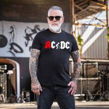Altrocker Apotheken ACDC T Shirt Gift Hardrock Metal Rock, T-Shirt Festival Old Men Grandpa Birthday Present Birthday Summer - الأسود - مشاهدة 3