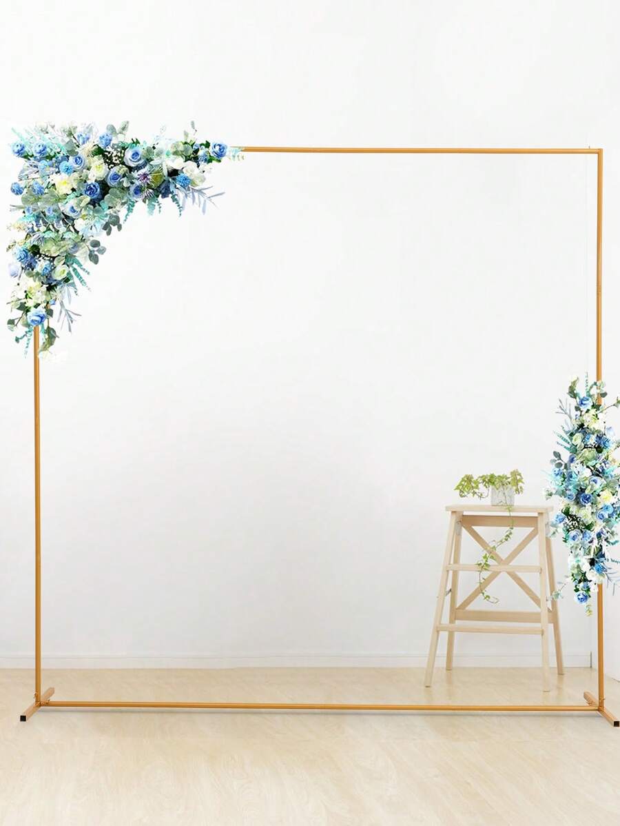 1 Bộ 200*200cm/300*300cm/150*200cm Chân đế vòm bóng bay kim loại vuông, Vòm cưới cho lễ cưới, Chân đế phông nền hình chữ nhật cho tiệc kỷ niệm đám cưới sinh nhật tiệc cô dâu tiết lộ giới tính Trang trí nhà Trang trí sân trong
