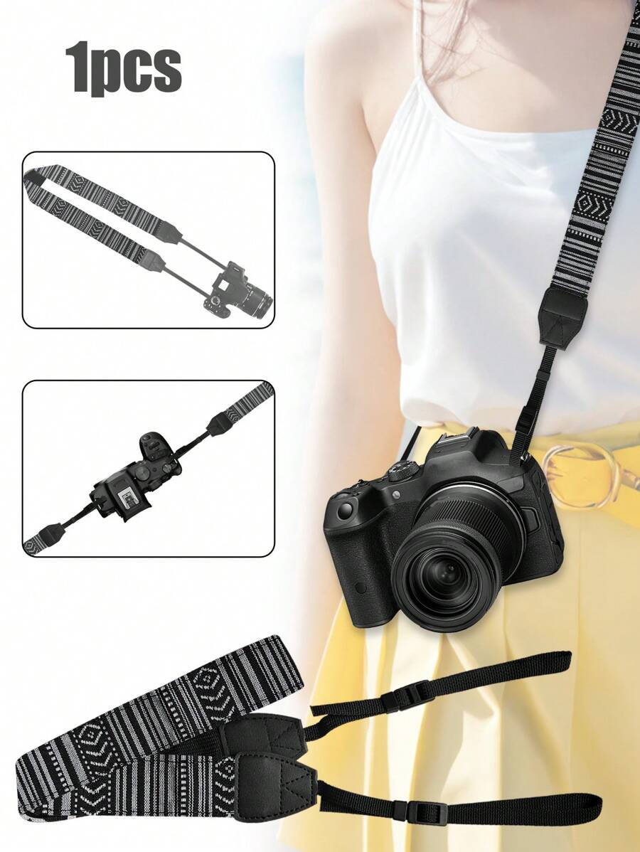 1 pieza Correa para hombro de cámara DSLR, adecuada para diversas marcas de cámaras DSLR y algunas cámaras sin espejo