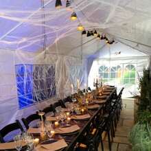 10'x30' Outdoor Party Tent With 8 Removable Sidewalls Waterproof Canopy Patio Wedding Gazebo - White - View 6