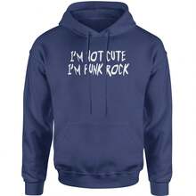 I'm Not Cute, I'm Punk Rock Adult Hoodie Sweatshirt - 查看 7