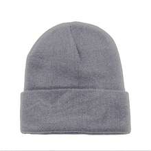 Jordefano 4 Pack Long Cuffed Unisex Beanies Skullies 100% Acrylic Warm Winter Hats - 淺灰色 - 查看 1