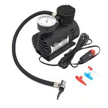 Mini bomba de compresor de aire para coche de 60W 12V Ndcxsfigh 300psi bomba para inflar neumáticos de automóvil - Negro - Ver 1