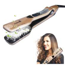 Hair Straighteners Flat Iron Professional Steam Plus Hair Straightener - UK Plug(220-240V) - View 2